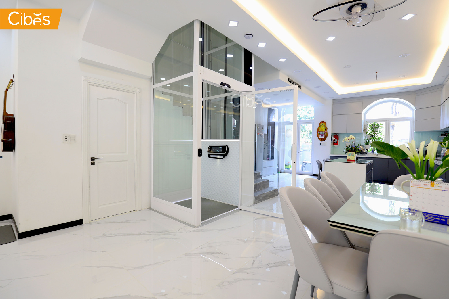 Thủ Đức, TP HCM - Thang máy Cibes lắp cho nhà đã xây thô4